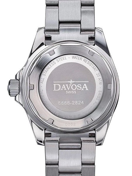 Davosa Ternos Swiss Automatic 200 Meter Dive Watch with Blue Dial #16155540