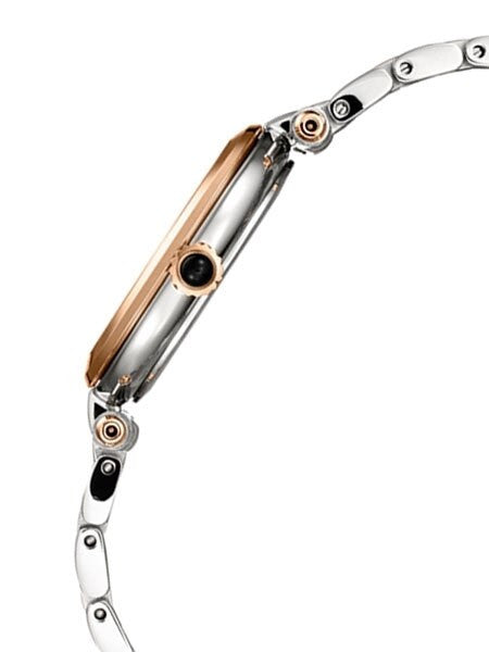 Seiko Ladies Quartz Dress Watch with with 12 Diamond Hour Markers, Mother of Pearl Dial #SRZ534