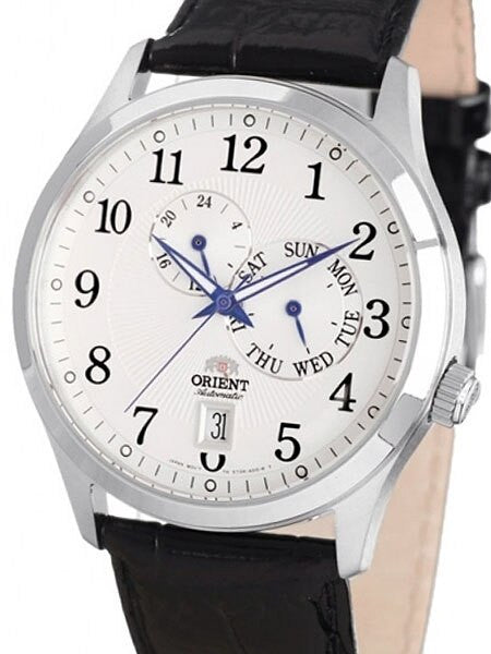 Orient Cosmos Automatic Watch with 24-hr Sub-dial and Day-Date #ET0K003W