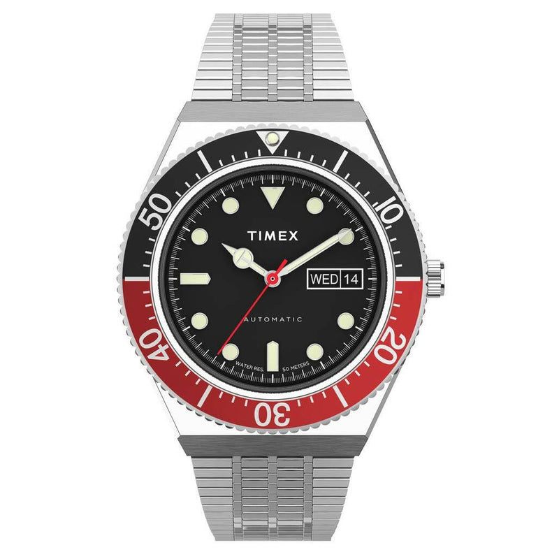 Timex M79 Automatic Watch with 40mm Stainless Steel Case and Matching Bracelet Watch #TW2U83400ZV