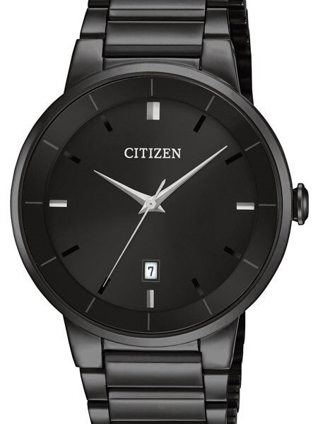 Citizen Black Ion Quartz Dress Watch #BI5017-50E — Long Island Watch