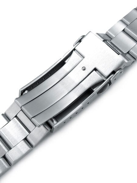 Strapcode Stainless Steel Super 3D Oyster Bracelet for Orient
