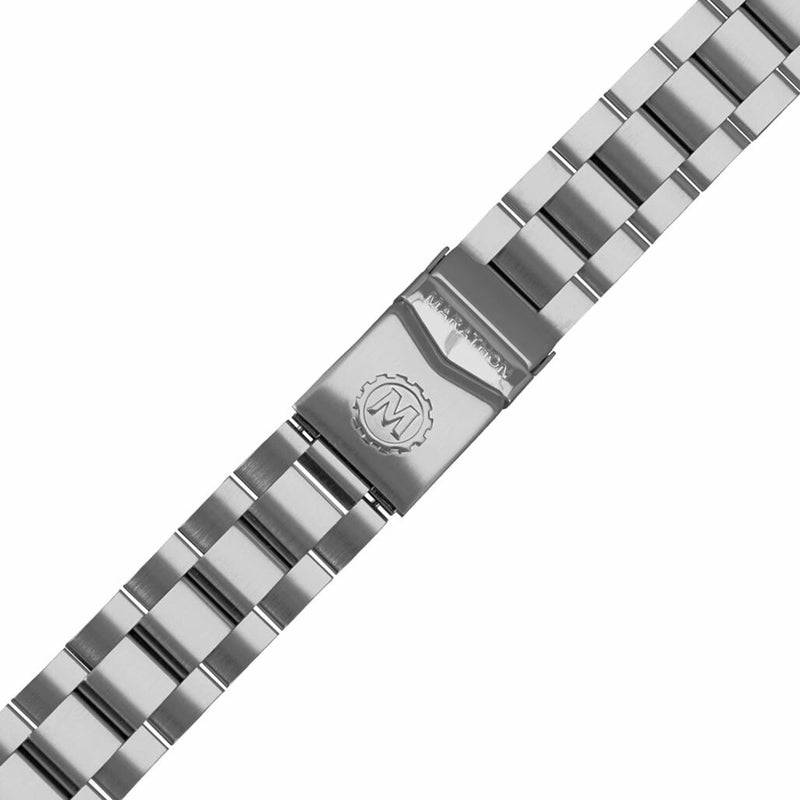 Marathon Brushed Finish Solid Link Bracelet #WW005016MA (18mm)
