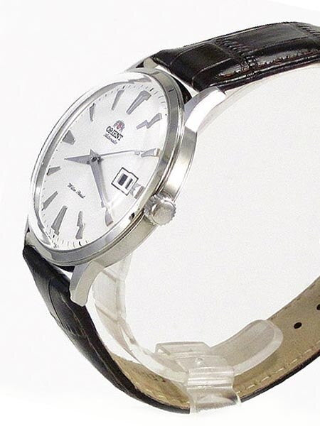 Orient Automatic Dress Watch with White Dial, Applied Silver Hour Markers #ER24005W