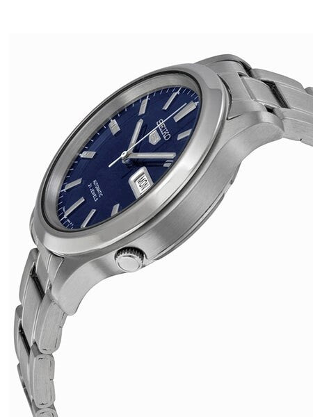 Seiko 5 Automatic Blue Dial Watch with Stainless Steel Bracelet #SNK793