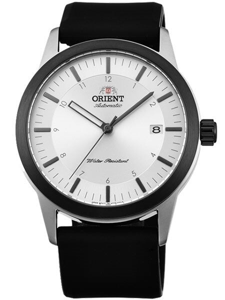 Orient 40.5mm Sentinel Automatic + Hand Wind Watch with Silver-White Dial #AC05003S