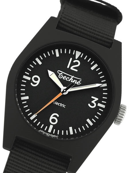 Techne Hummingbird Watch with Dyed Bead-Blasted Titanium Case #222.113