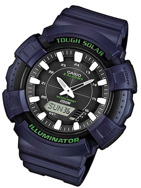 Casio Tough Solar-Light Powered World Time Chronograph Alarm #AD-S800WH-2AV
