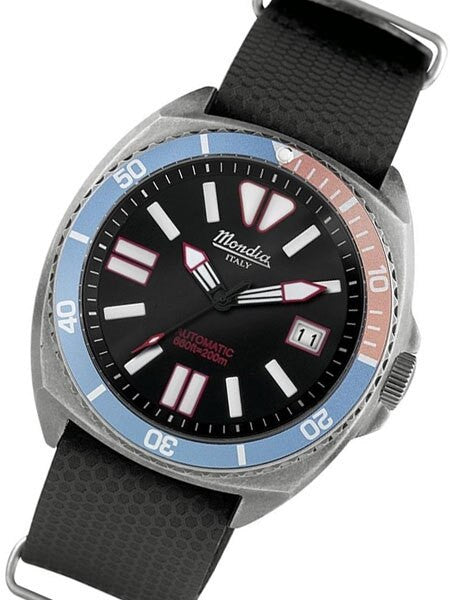 Mondia 200 Meter Automatic Dive Watch with Black Dial #MI788GU-BLRD-02BK-CT