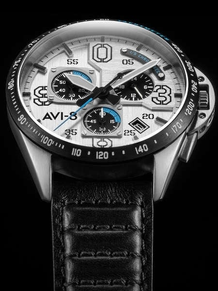 AVI-8 Command Pilot Blakeslee Chronograph Watch #AV-4077-01