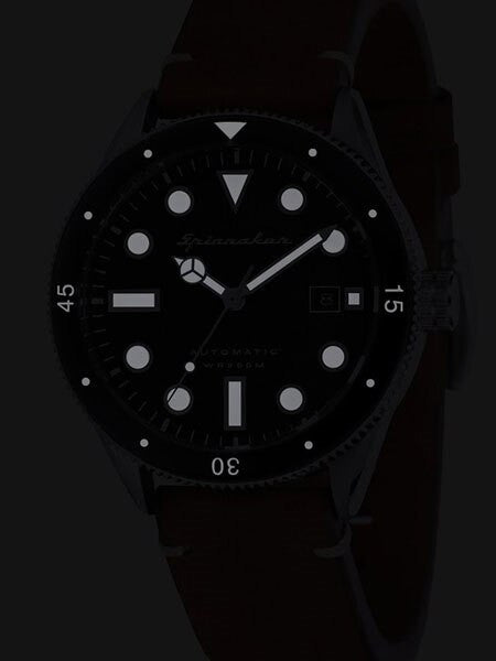 Spinnaker Cahill Automatic Dive Watch with 43mm Goldtone Case #SP-5033-06