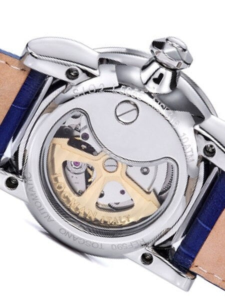Locman Toscano Collection 100 Meter Automatic Watch with 42mm Stainless Steel Case #0590V05-00BLPSB