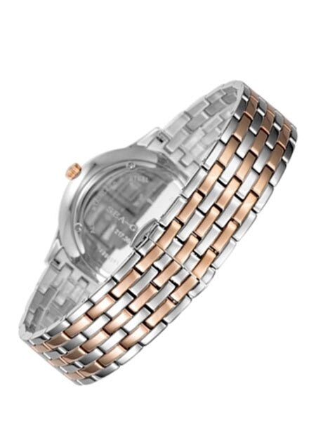 Sea-Gull 39mm Automatic Dress Watch with Bracelet and Sapphire Crystal #217.364