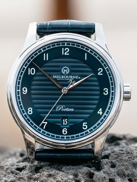 Melbourne Portsea Heritage Automatic Watch with Blue Dial, Sapphire Crystal #PS.40.A.3HD.05
