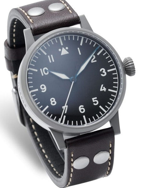 Laco Memmingen Type A Dial Swiss Mechanical Pilot Watch with Sapphire Crystal #861746