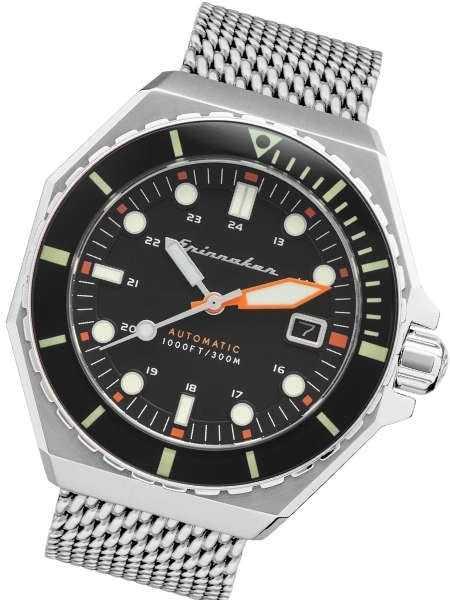 Spinnaker Dumas Automatic 300 Meter Dive Watch with Stainless Steel Mesh Bracelet #SP-5081-11