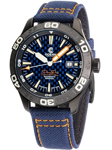 Ocean Crawler Dream Diver Swiss Automatic Watch with Domed AR Sapphire Crystal #CD-721