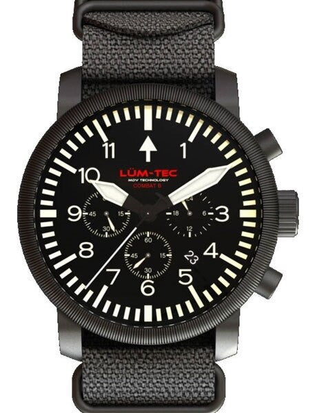 Lum-Tec Combat 42 Chronograph Watch with Double Curved Sapphire Crystal #Combat B42