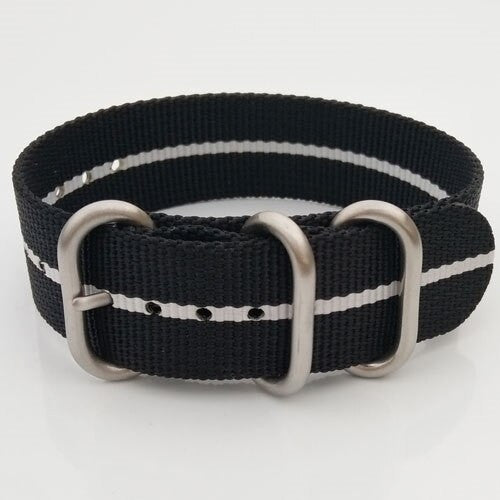 3-Ring Nylon Tactical Field Strap with Matte Finish Steel Buckle #TFS-25-SS