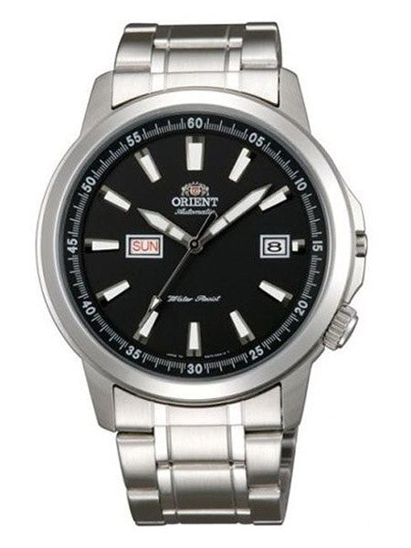 Orient 42mm Stingray Day and Date Automatic Watch with Black Dial #EM7K004B