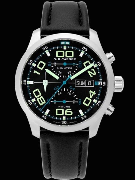 NB Yaeger Valjoux 7750 Swiss Automatic Chronograph with Sapphire Crystal #CHARLIE-C1