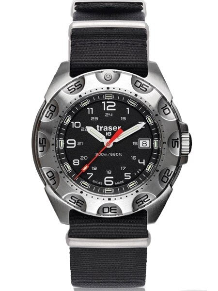 Traser Survivor Military Watch with Green Tritium Illumination and Sapphire Crystal #105470
