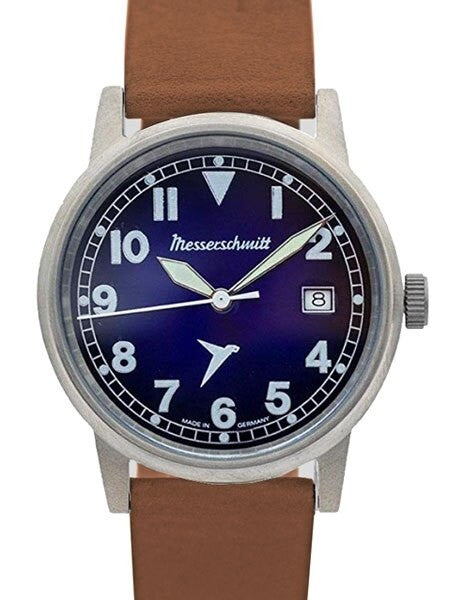 Messerschmitt 40mm Light Weight Titanium Case Swiss Quartz Pilot Watch #ME-385Ti