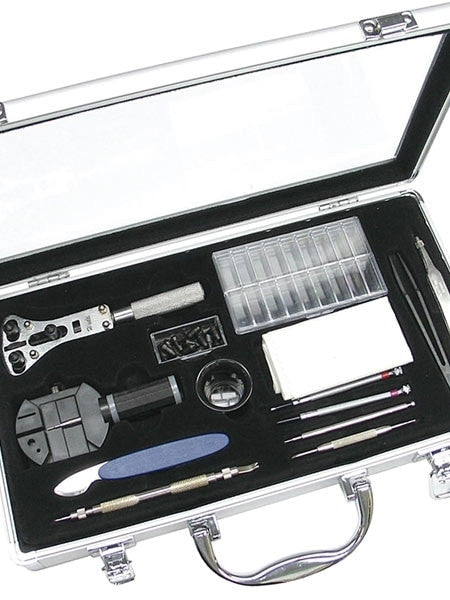 Professional Watch Tool and Strap Change Kit with Aluminum Case #TSA6002