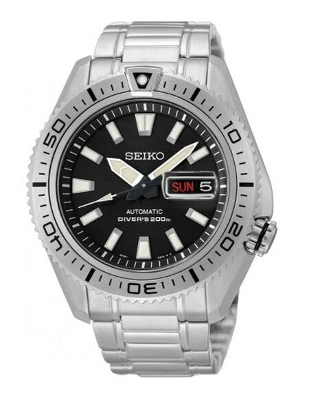 Seiko Stargate II Automatic Dive Watch with Black Dial and