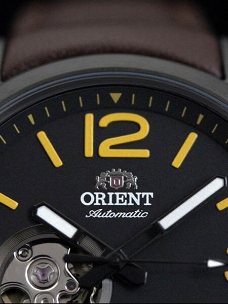 Orient Scout 21-Jewel Automatic Watch with Open-Heart and 42mm Black IP Case #DB0C001B