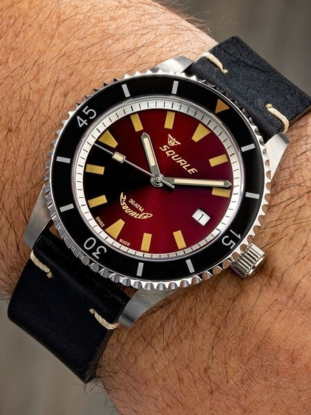 Squale Montauk 300 Meter Swiss Made Automatic Dive Watch with Sapphire Crystal #MTK-04