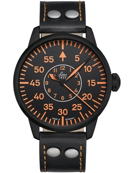 Laco Mantua Type B Dial Automatic Pilot Watch with Sapphire Crystal #861966PVD