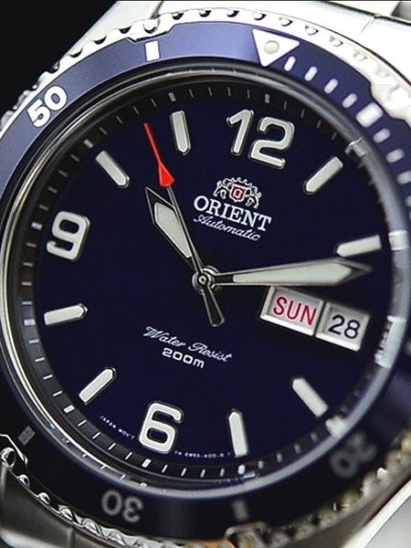 Orient Blue Automatic Dive Watch on a Bracelet #CEM65002D