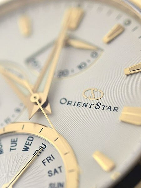 Orient Star Retrograde Day Watch with Date, Power Reserve, Sapphire Crystal #DE00001W