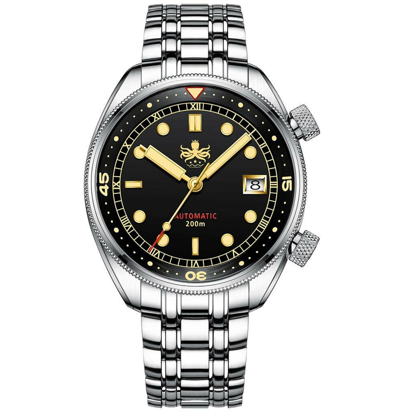 PHOIBOS Eagle Ray 200-Meter Automatic Dive Watch with Double Dome AR Sapphire Crystal #PY029D