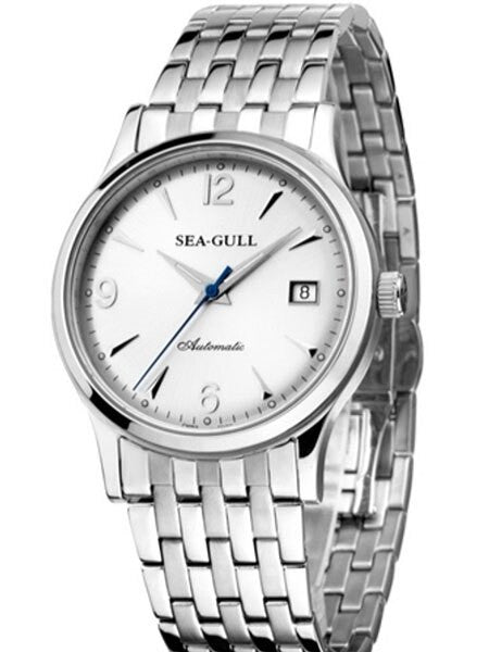 Sea-Gull 38mm Automatic Dress Watch with Bracelet and Sapphire Crystal #M198S