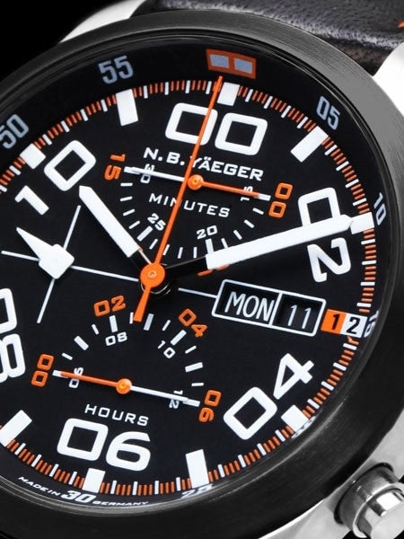 NB Yaeger Valjoux 7750 Swiss Automatic Chronograph with Sapphire Crystal #CHARLIE-PVD-C2