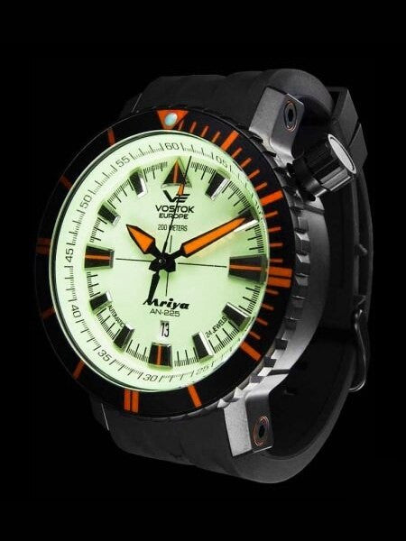 Vostok-Europe Mriya Automatic 200 Meter Dive Watch with SuperLuminova Dial #5554234