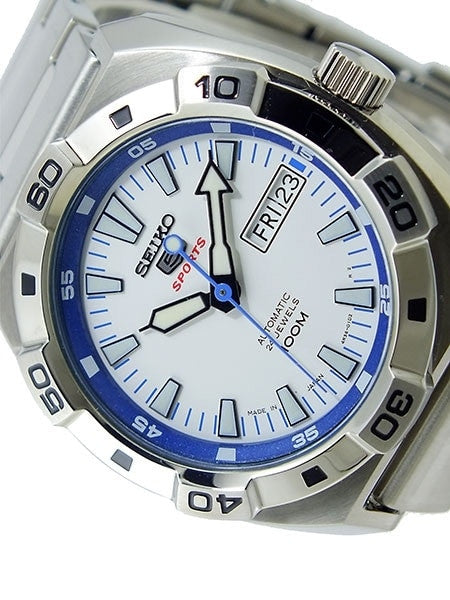 Seiko 40mm Sports 5 24-Jewel Automatic Watch with Day and Date Window #SRP279