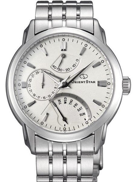 Orient Star Retrograde Day Watch with Date, Power Reserve, Sapphire Crystal #DE00002W