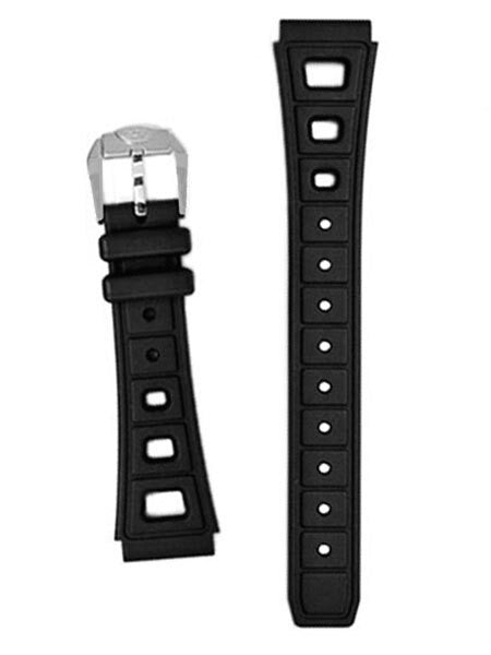 Squale 1521 OEM 20mm Black Tropic Rubber Dive Watch Strap #1521-T3-Black-M