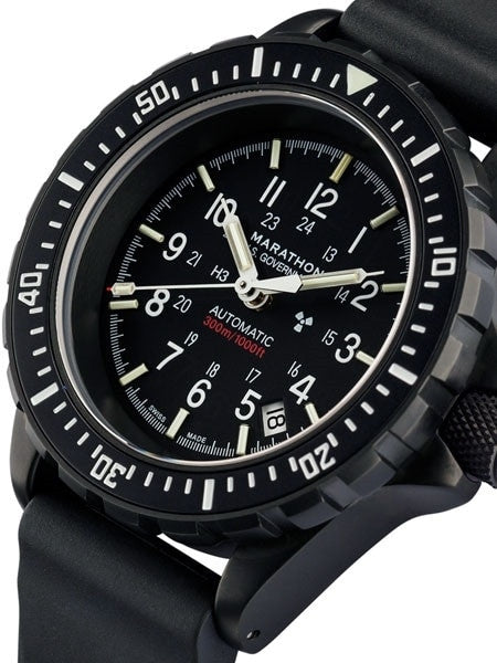 Marathon GSAR Anthracite Automatic Military Divers Watch #WW194006BK
