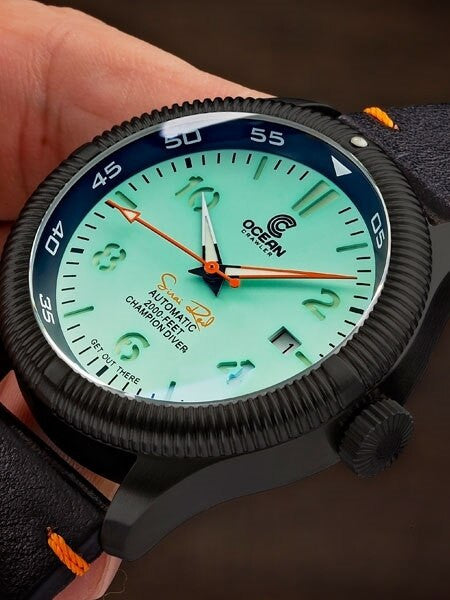 Ocean Crawler Champion Diver Swiss Automatic Watch with AR Sapphire Crystal #CD-230