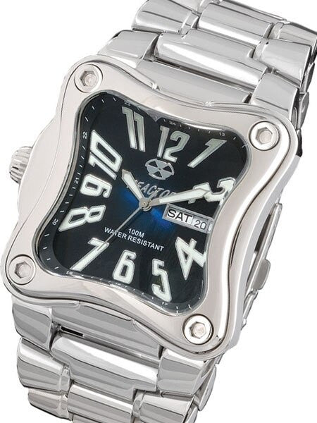 Reactor Elite Series, Flux Watch with SuperLuminova Illumination and Stainless Steel Case #87003