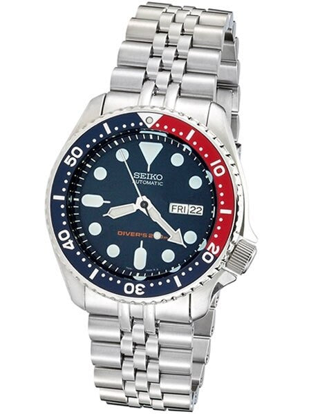 Seiko SKX009 Divers Automatic Watch Super-J "Louis" Edition with a Flat Sapphire Crystal #SKX009
