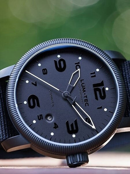 Lum-Tec Combat Phantom Swiss Automatic Watch with Double Curved Sapphire Crystal #Combat-B43