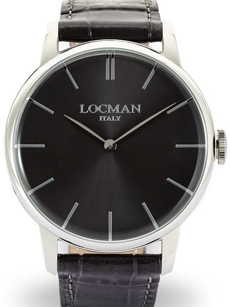 Locman 1960's Collection Elegant Quartz Dress Watch with 41mm Case #0251V07-00GYNKPA