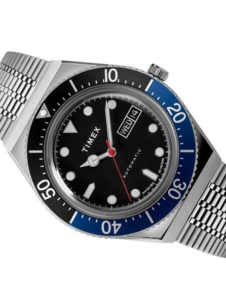 Timex M79 Automatic Watch with 40mm Stainless Steel Case and Matching Bracelet Watch #TW2U29500ZV