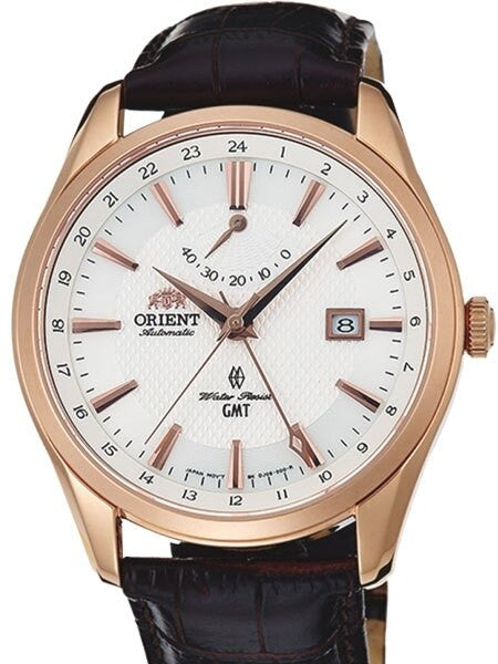 SCRATCH AND DENT - Orient Polaris Automatic GMT (dual time)  with Sapphire Crystal and Power Reserve #DJ05001W
