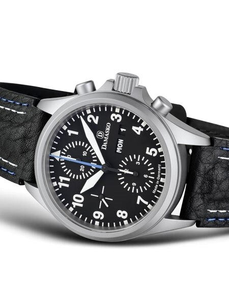 Damasko Swiss Valjoux 7750 Chronograph with a 60-Minute Stopwatch and 12-Hour Totalizer #DC58